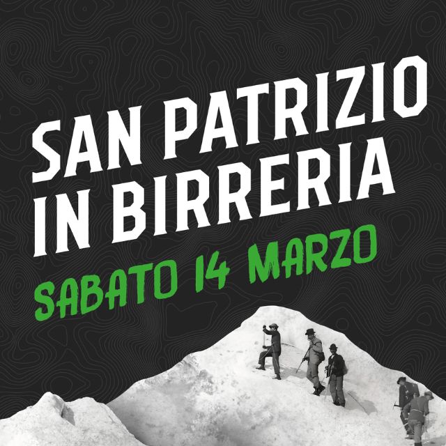 Sabato 14 marzo: San Patrizio in Birreria