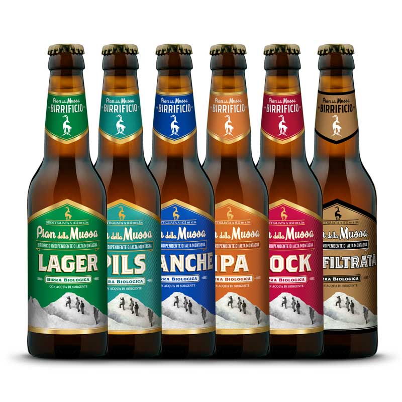 Mixed Beers - 6 x 33cl Bottles - Pian della Mussa