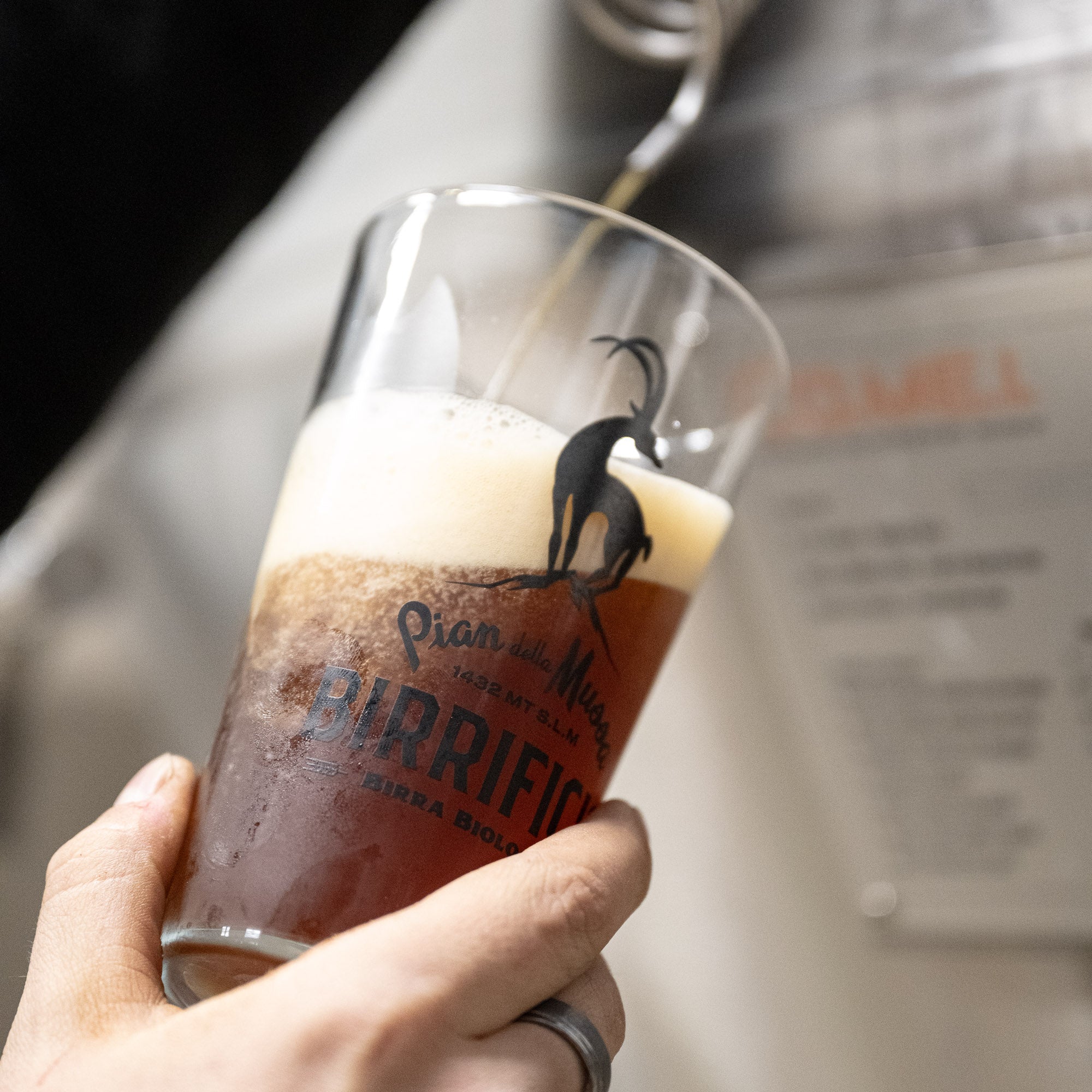 Pian della Mussa Beer Glass