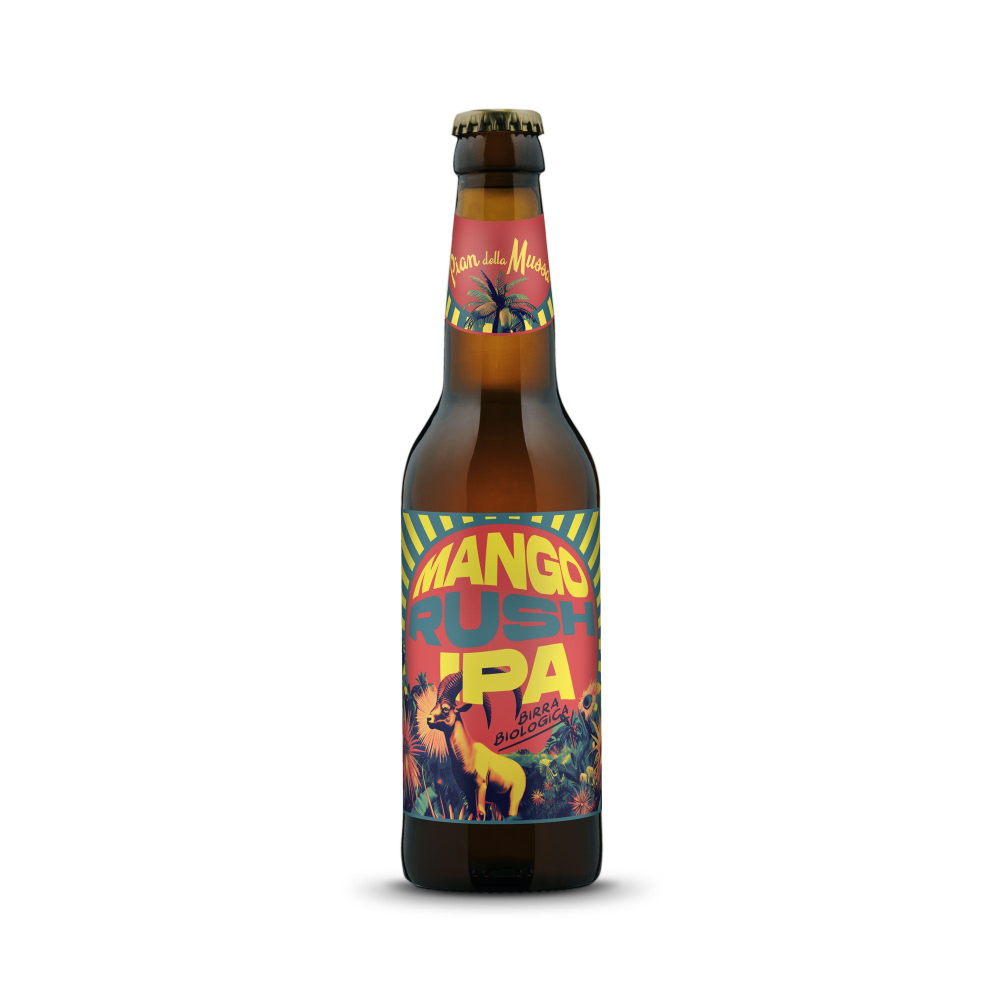 Mango Rush IPA - 6 bottles of 33cl - Pian della Mussa