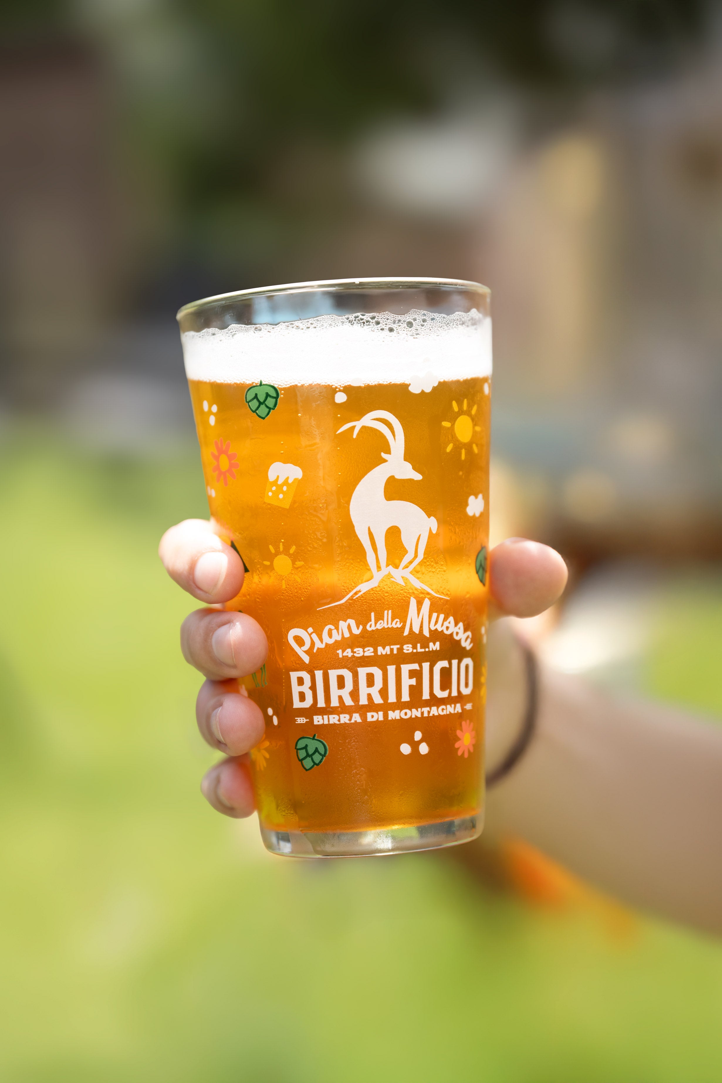 Pian della Mussa Beer Glass