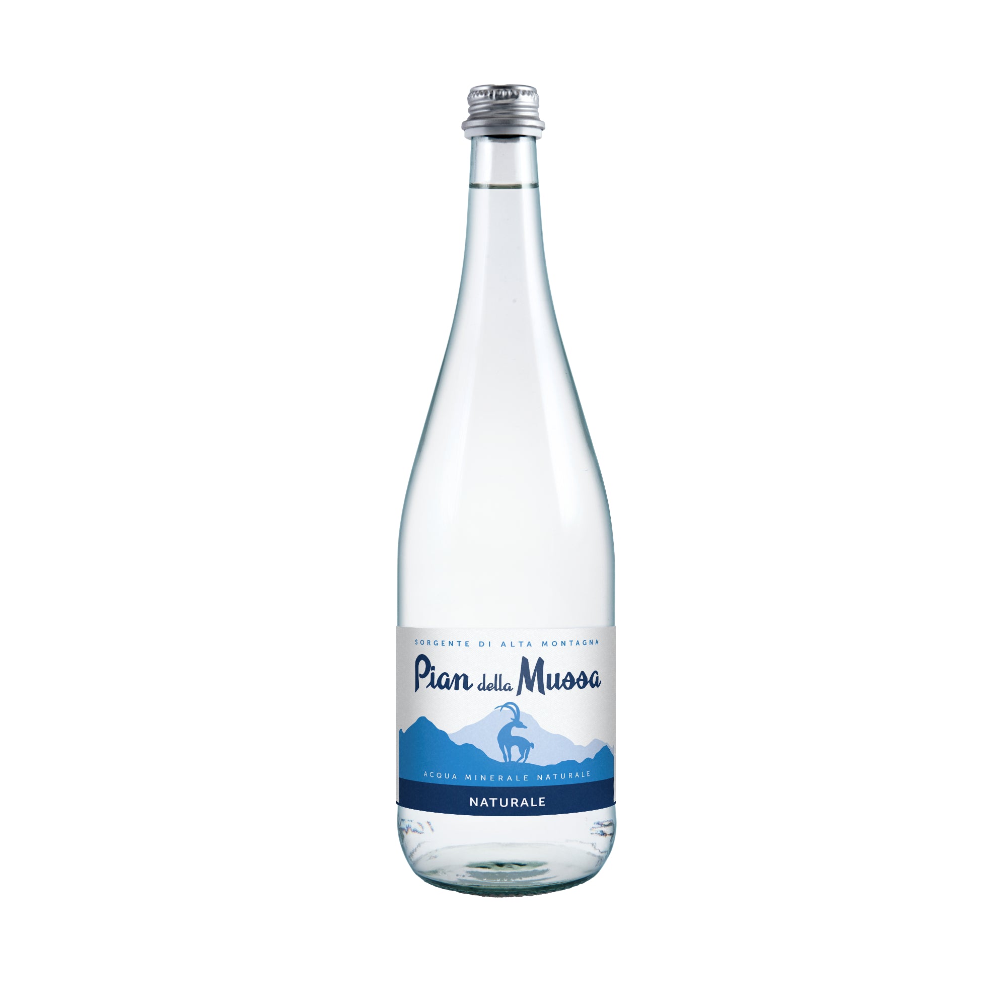 Natural Water Disposable Glass Bottle – 1 L