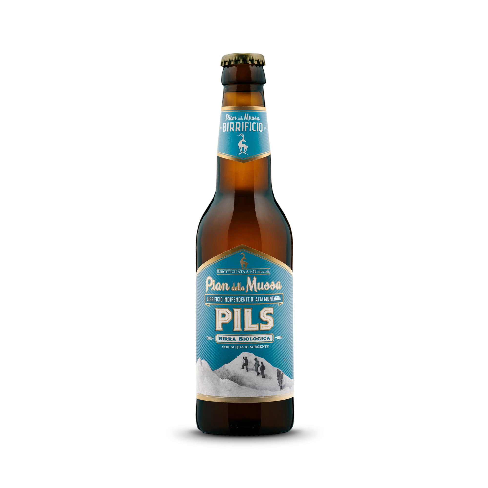 PILS Beer - 6 bottles of 33cl - Pian della Mussa