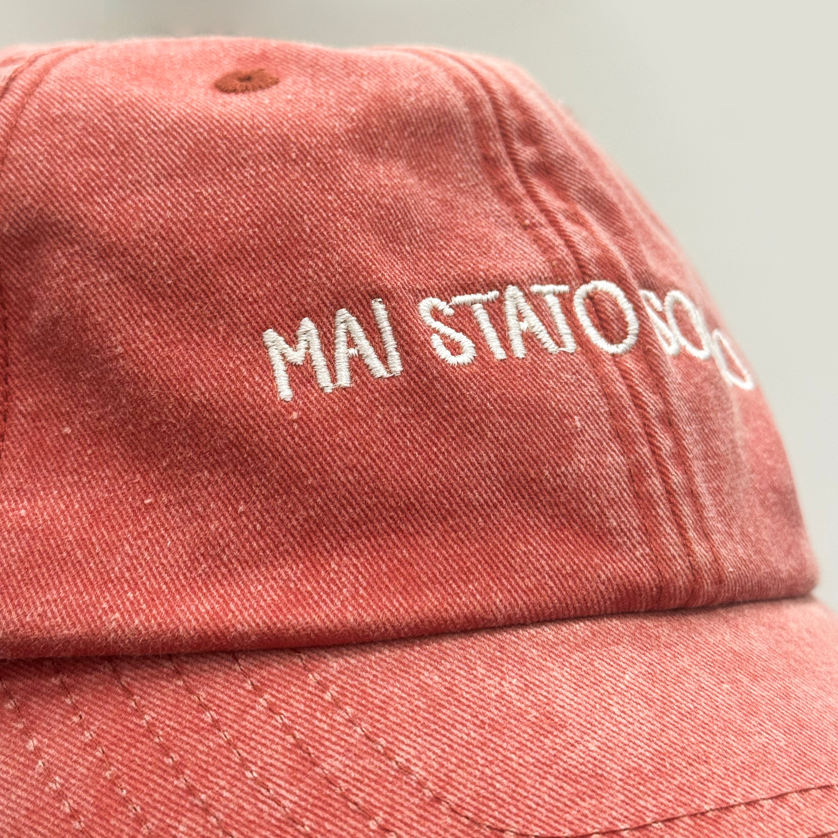 "Never Been Sober" Embroidered Cap Pian della Mussa