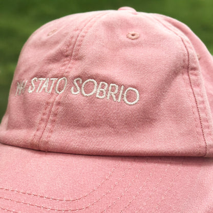 "Never Been Sober" Embroidered Cap Pian della Mussa