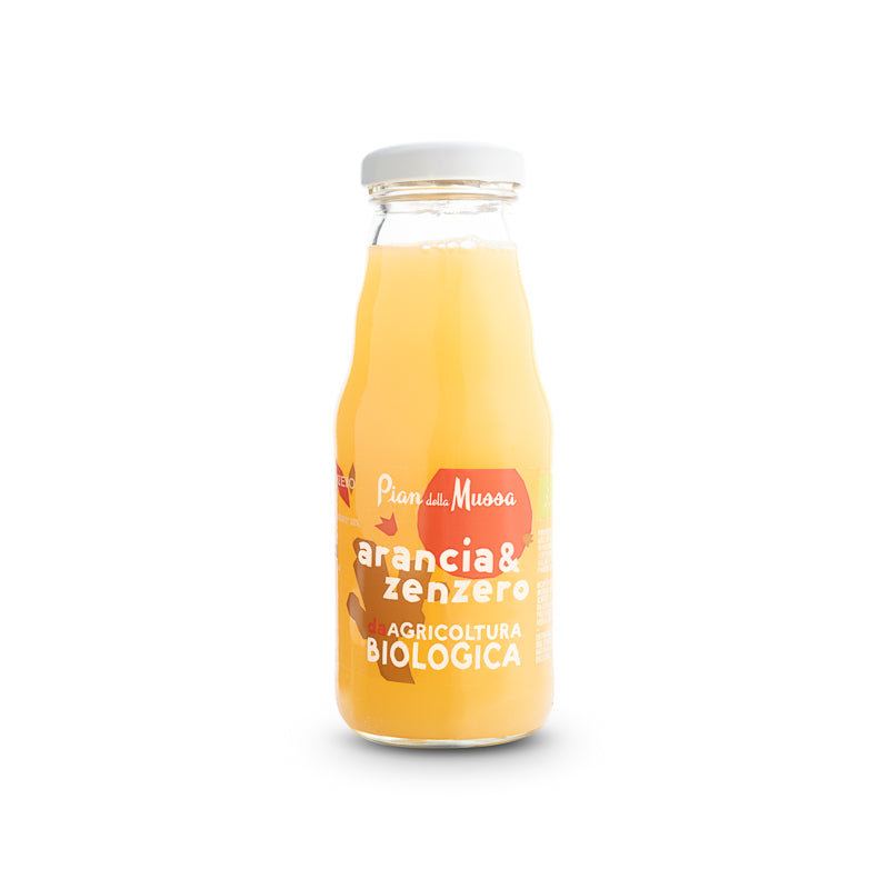 Orange and Ginger Juice - 6 x 200ml Bottles - Pian della Mussa