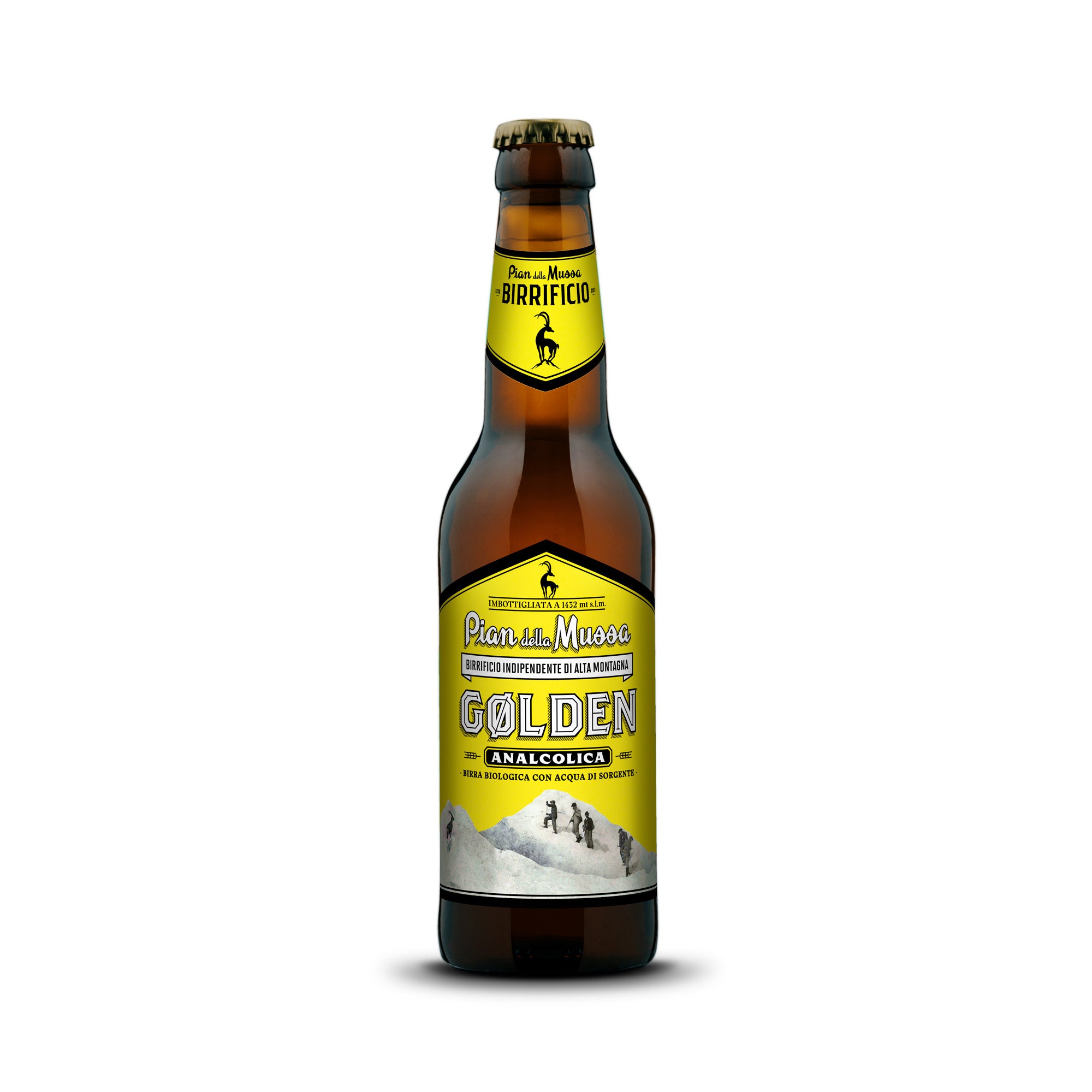 Birra Analcolica Golden - 6 bottiglie da 33CL - Pian della Mussa