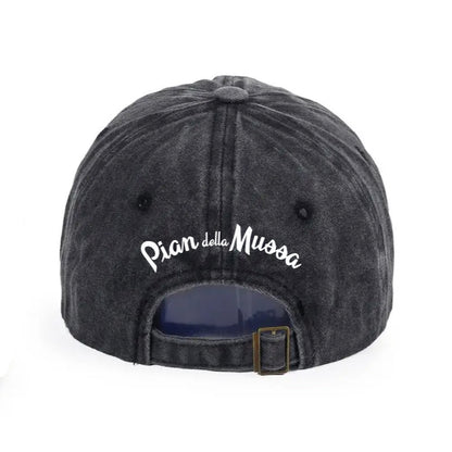 "Never Been Sober" Embroidered Cap Pian della Mussa