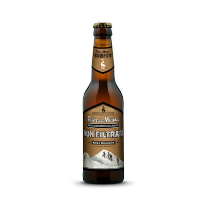 Unfiltered Beer - 6 x 33cl Bottles - Pian della Mussa